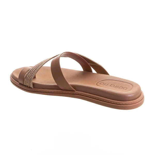 BEIRA RIO 8513.125 106846 NUDE/OURO-ROSADO