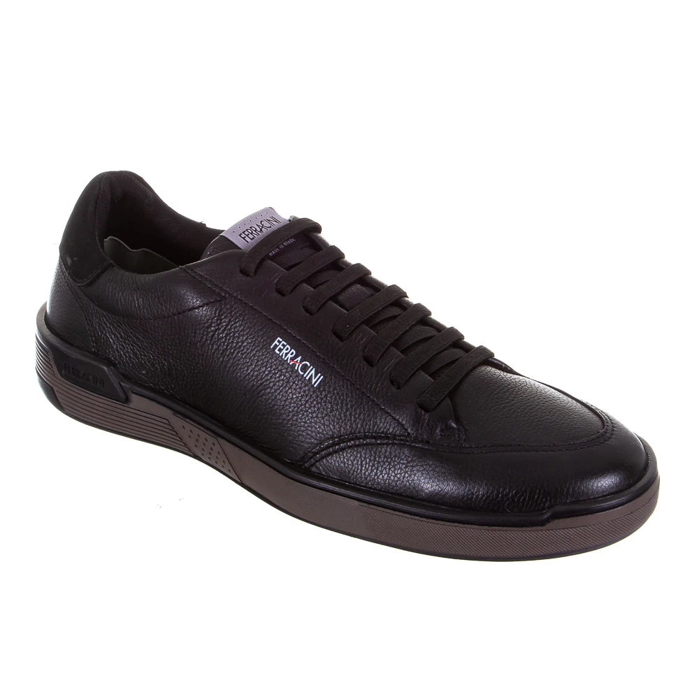 TENIS CASUAL FERRACINI 7970 MILAN PRETO/PRETO
